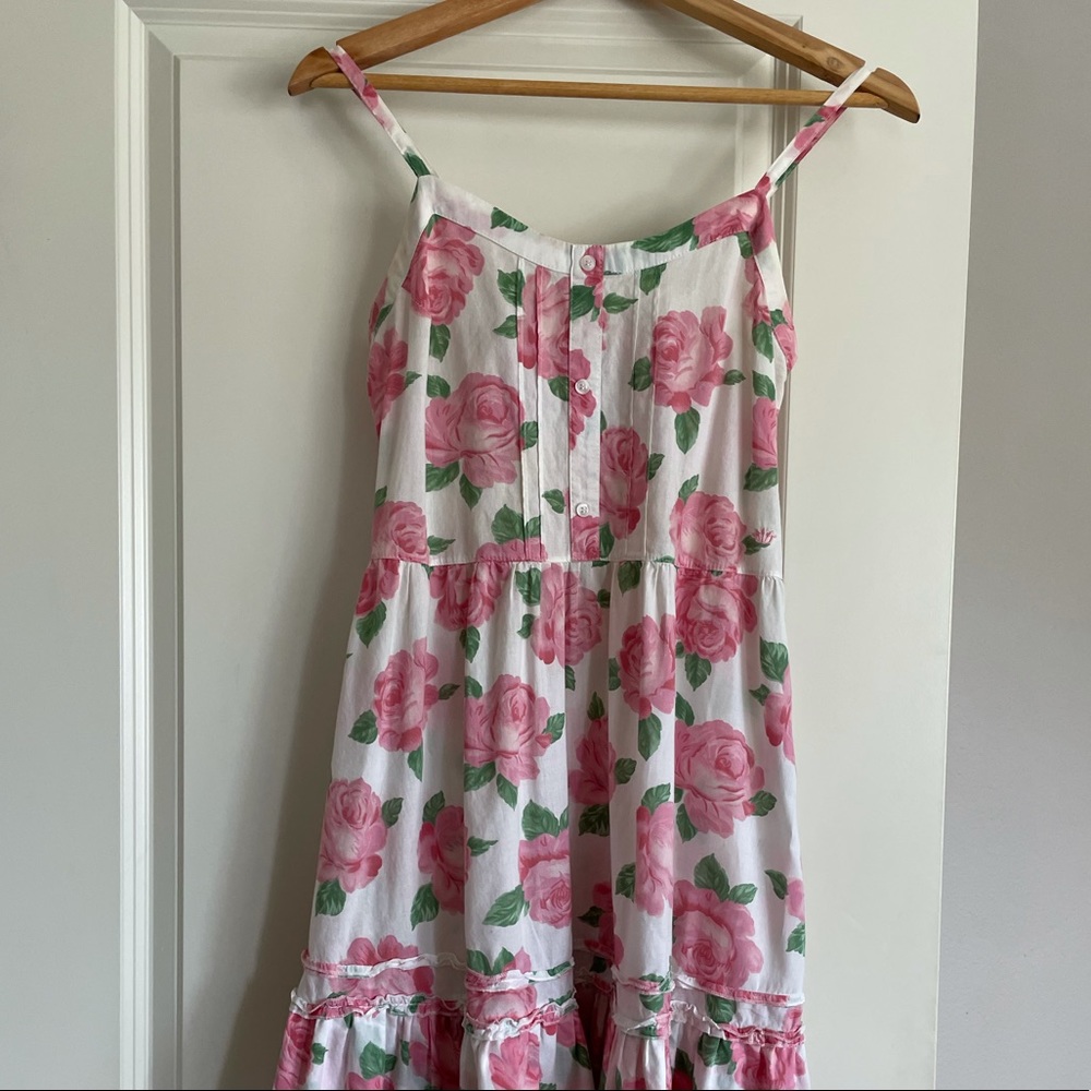 Floral summer midi dress
